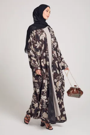 Mahogany Floral Bisht - LIMITED EDITION