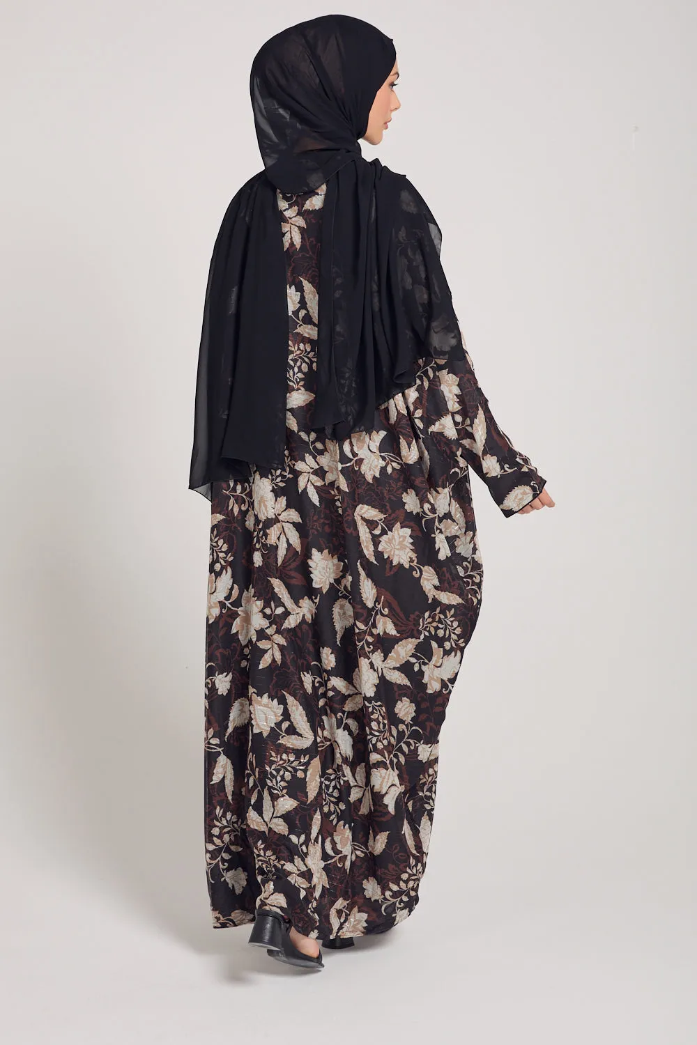 Mahogany Floral Bisht - LIMITED EDITION