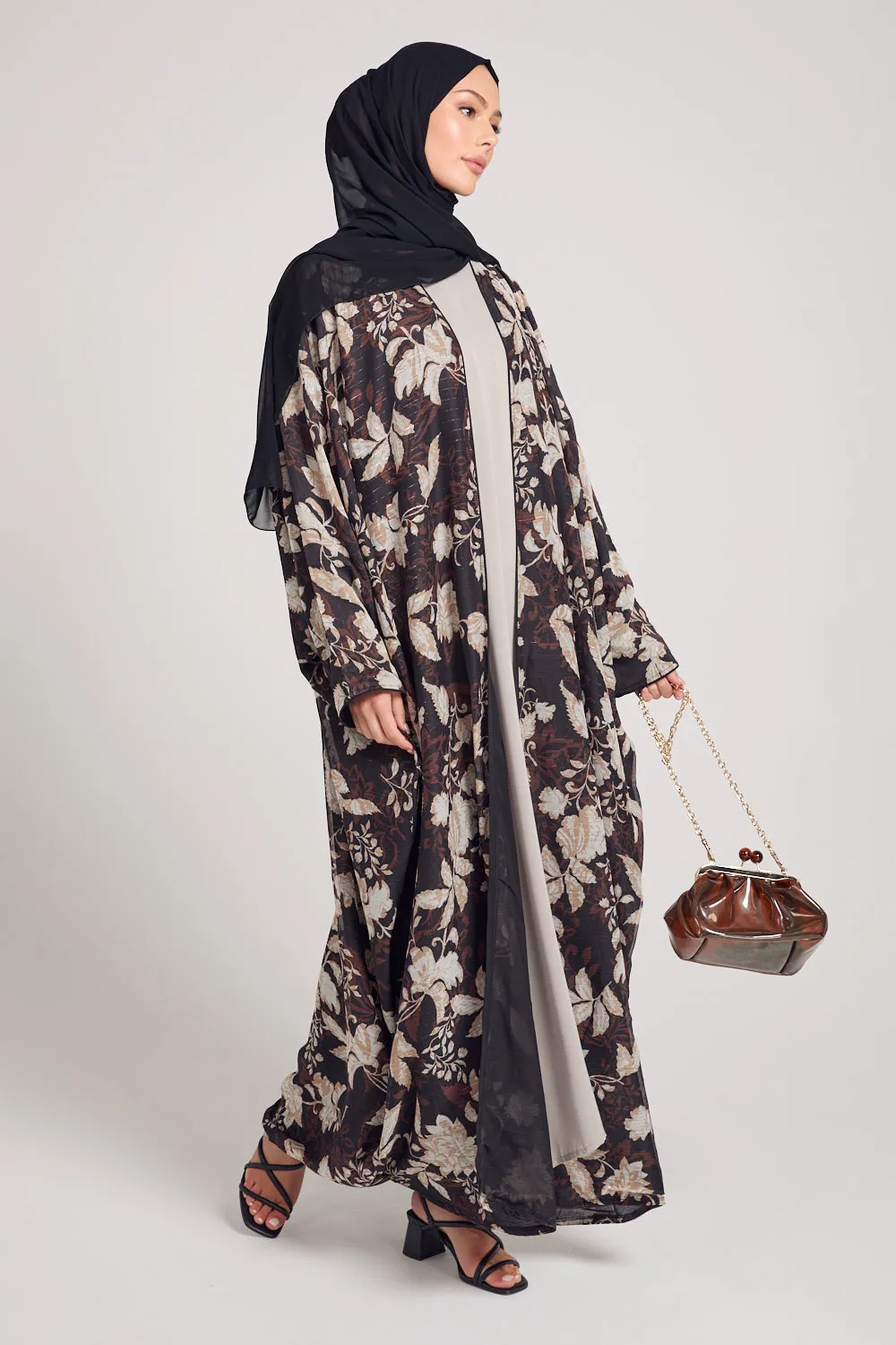 Mahogany Floral Bisht - LIMITED EDITION