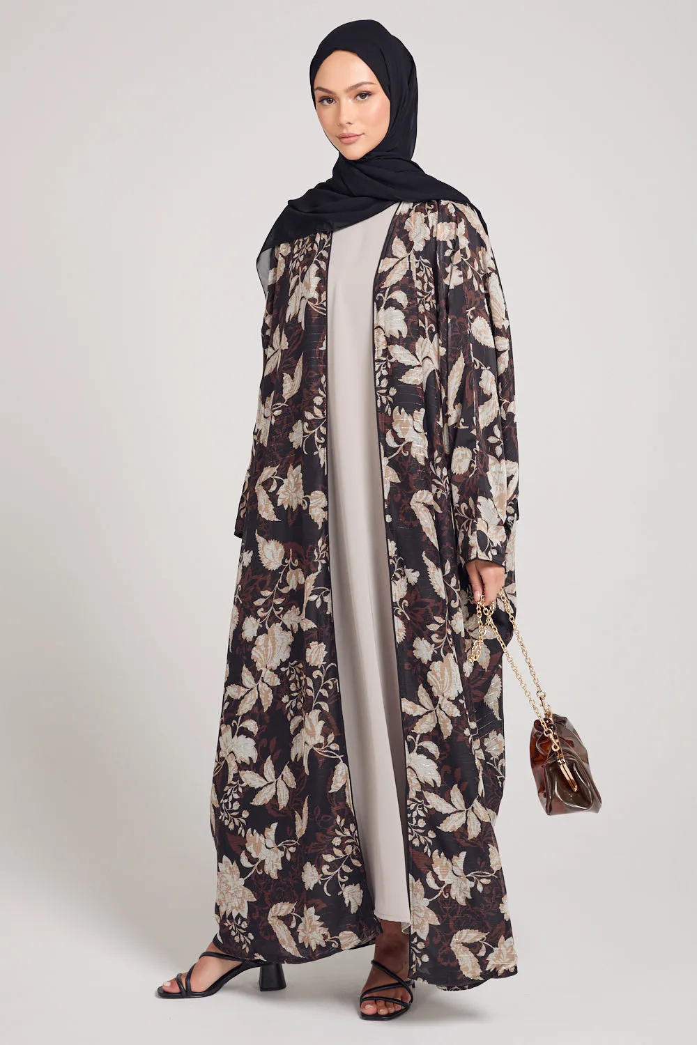 Mahogany Floral Bisht - LIMITED EDITION