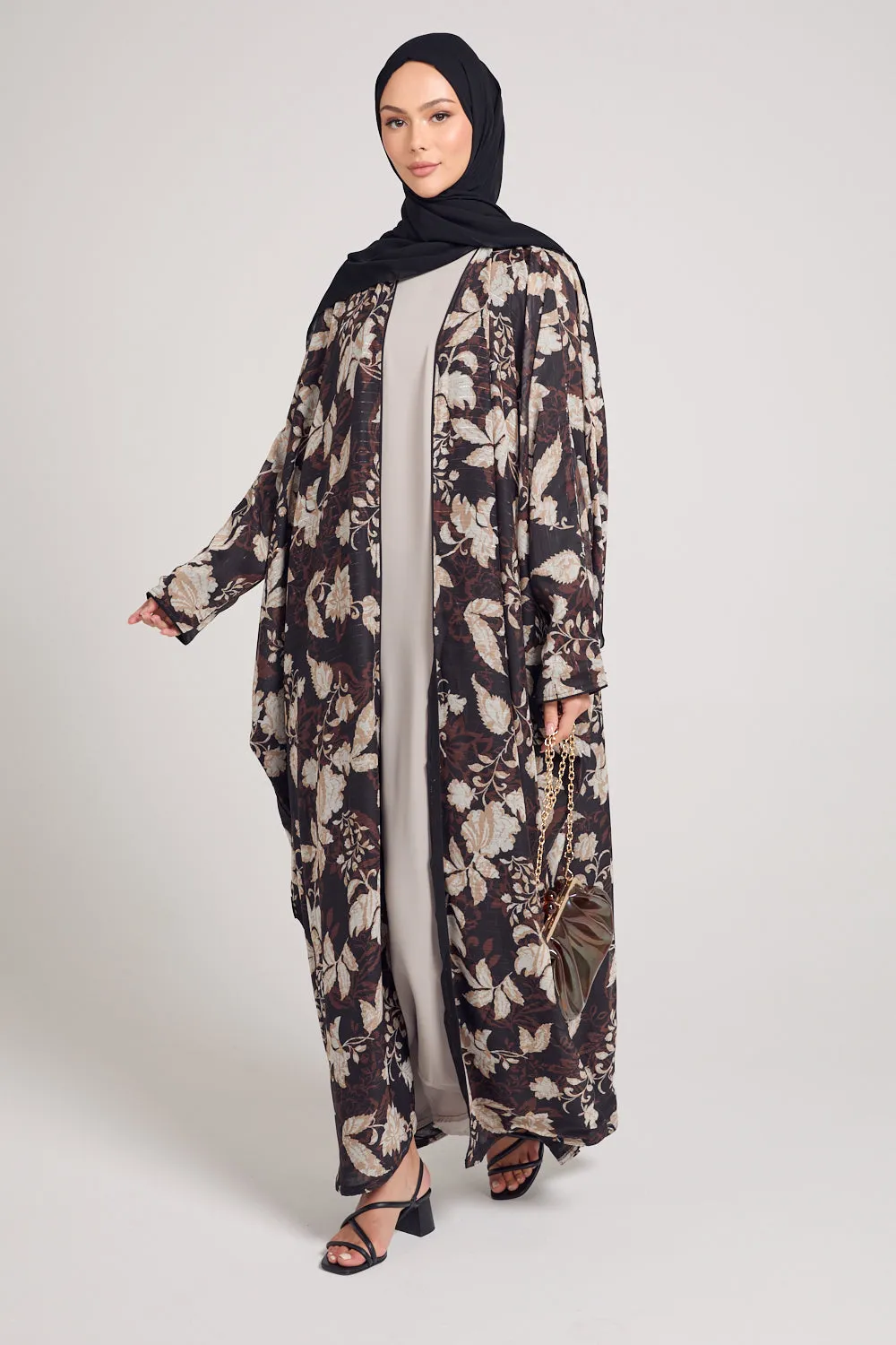 Mahogany Floral Bisht - LIMITED EDITION