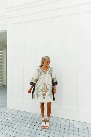 Marie Mini Dress - Sage