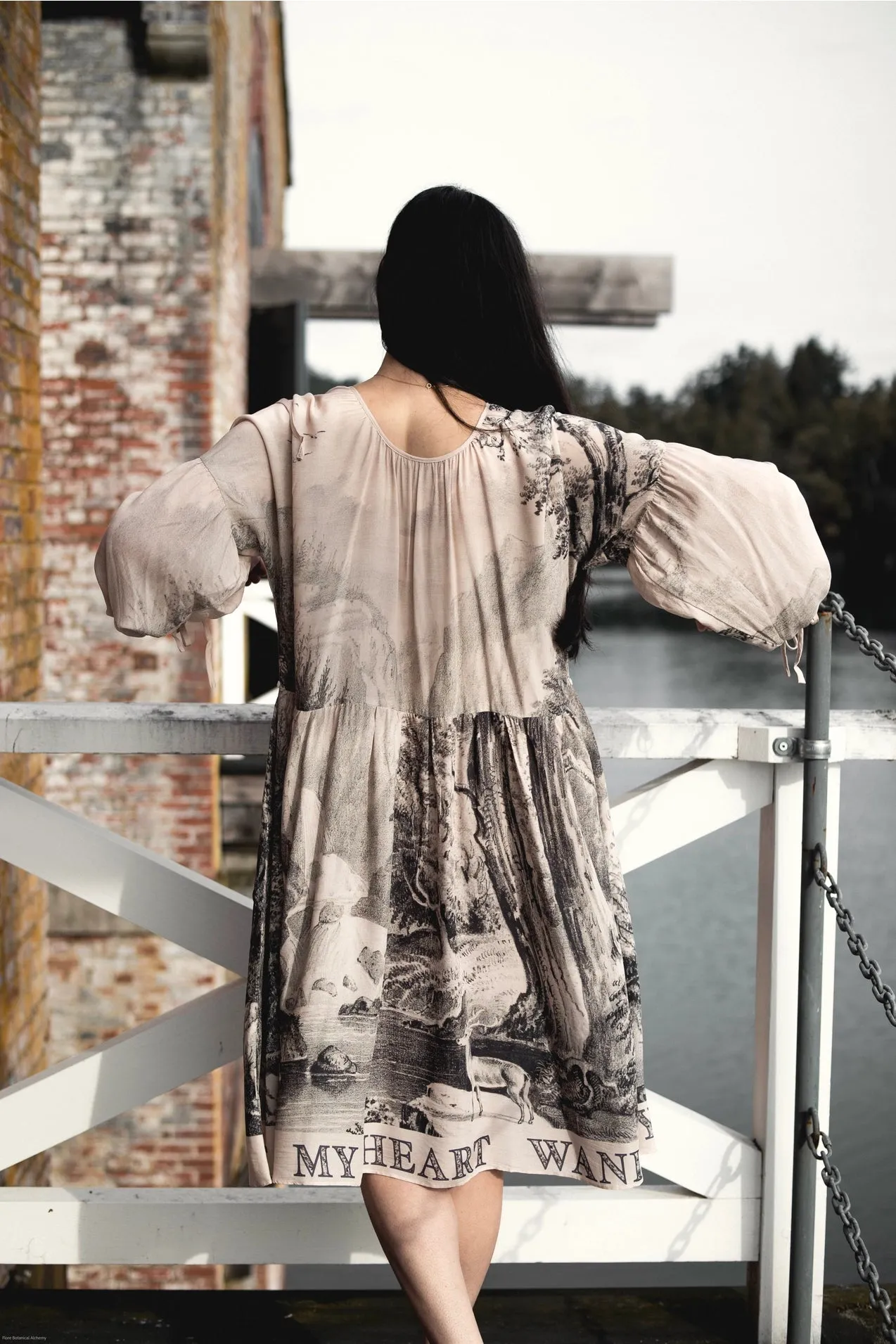 Market Of Stars Wildwood Reversible Printed Bamboo Layering Tunic Dress Pre-Order Ships Sept 30th