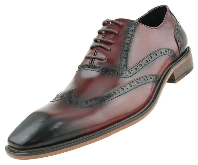 Men's Dress Shoe-AG265C Burgundy