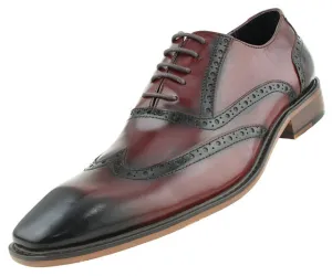 Men's Dress Shoes-AG265C Burgundy