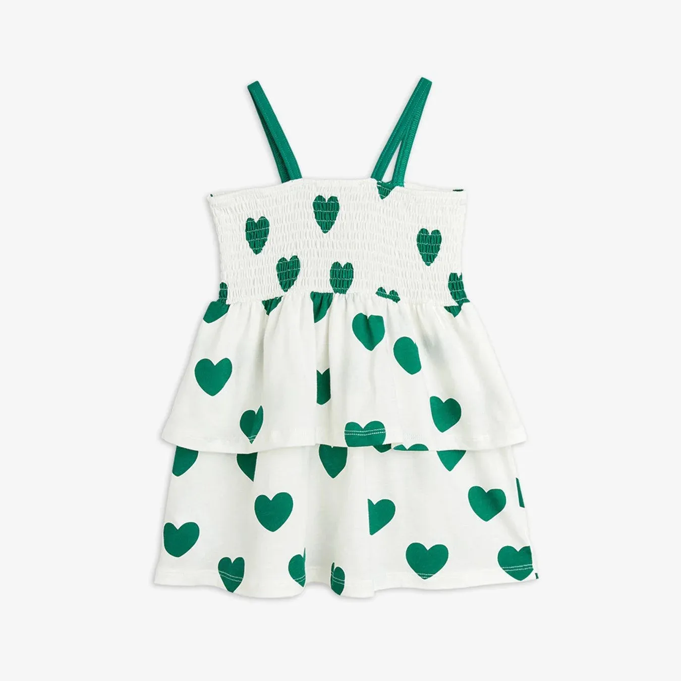 mini rodini hearts aop smock dress