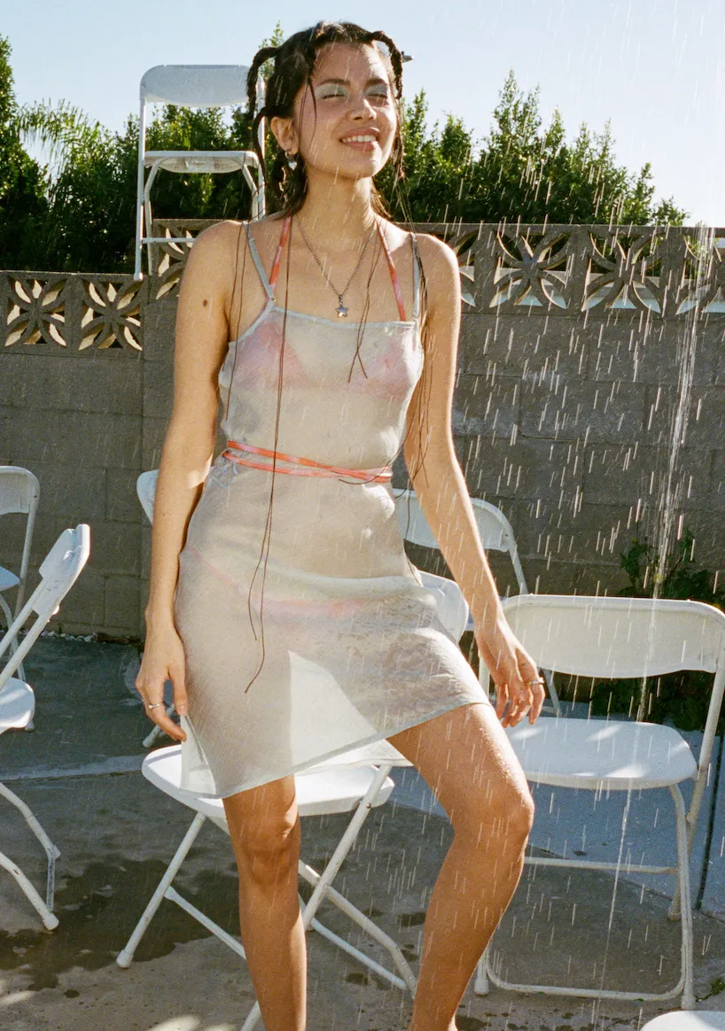 mist slip dress