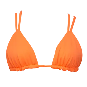 Neon Orange Tori Triangle Top