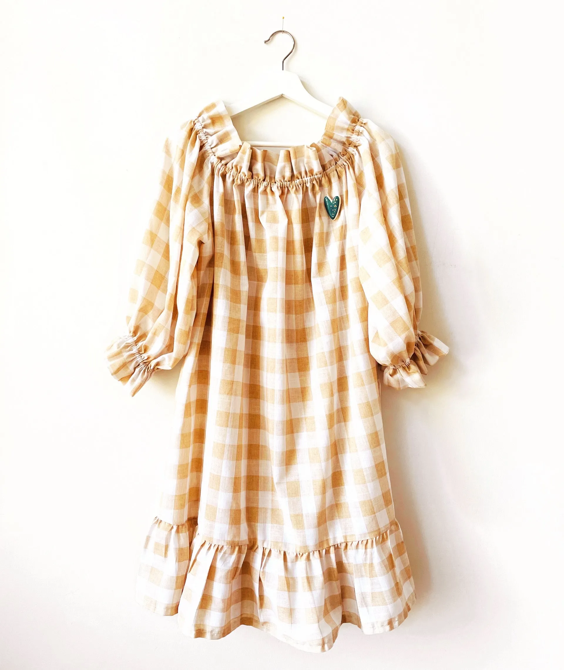 Nikita Day Gown in Tan ( maxi & mini )