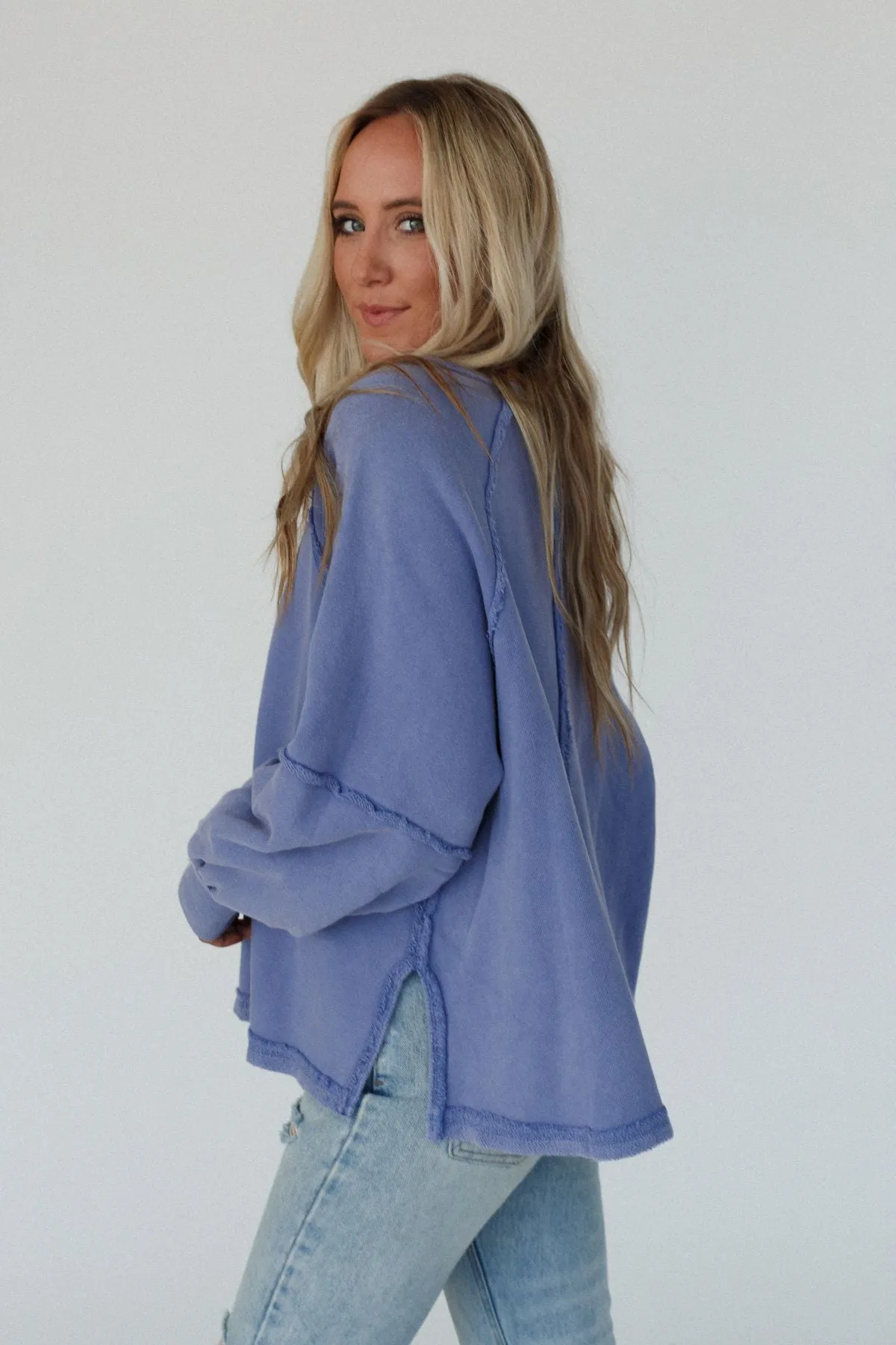 Noella Top - Periwinkle