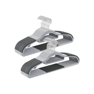 Non-Slip Coat Hangers with Swivel Hook