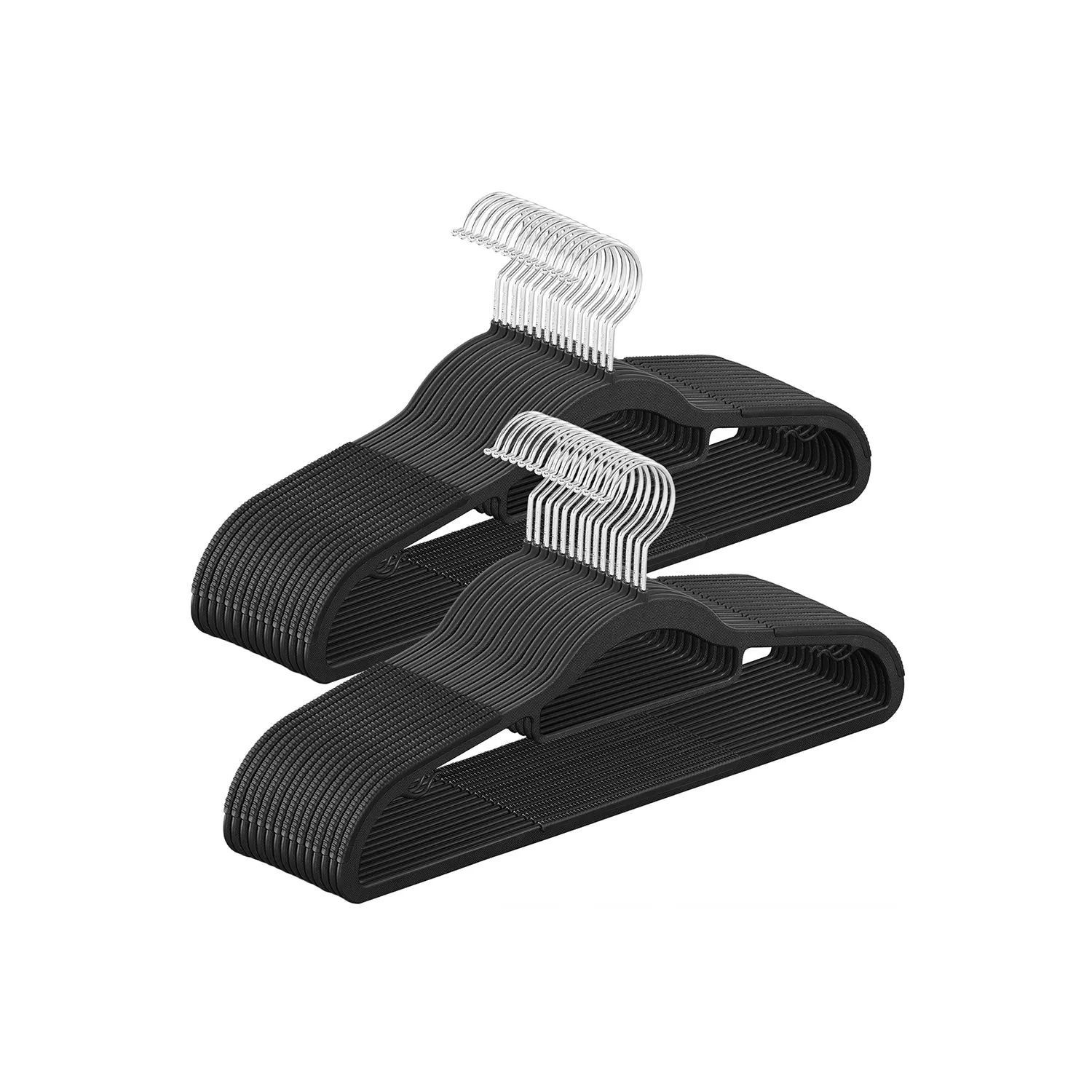 Non-Slip Coat Hangers with Swivel Hook
