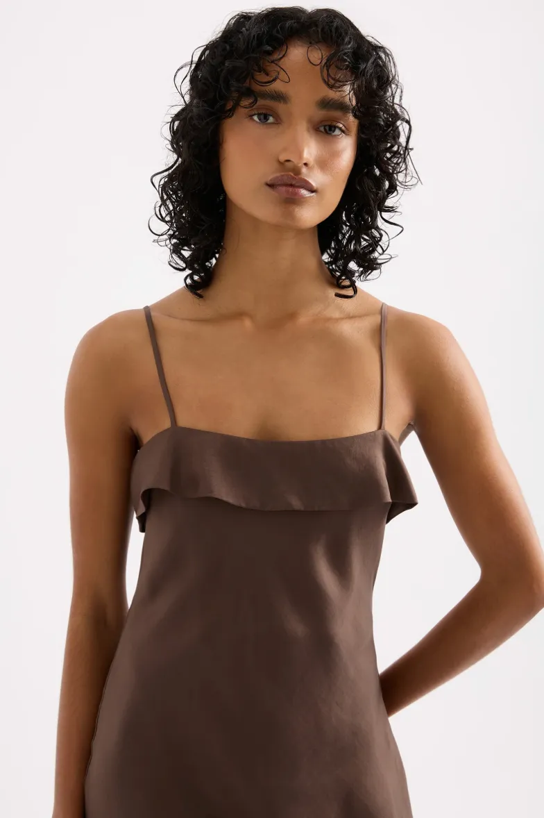 Nude Lucy - Thea Slip Maxi Dress (Clove)