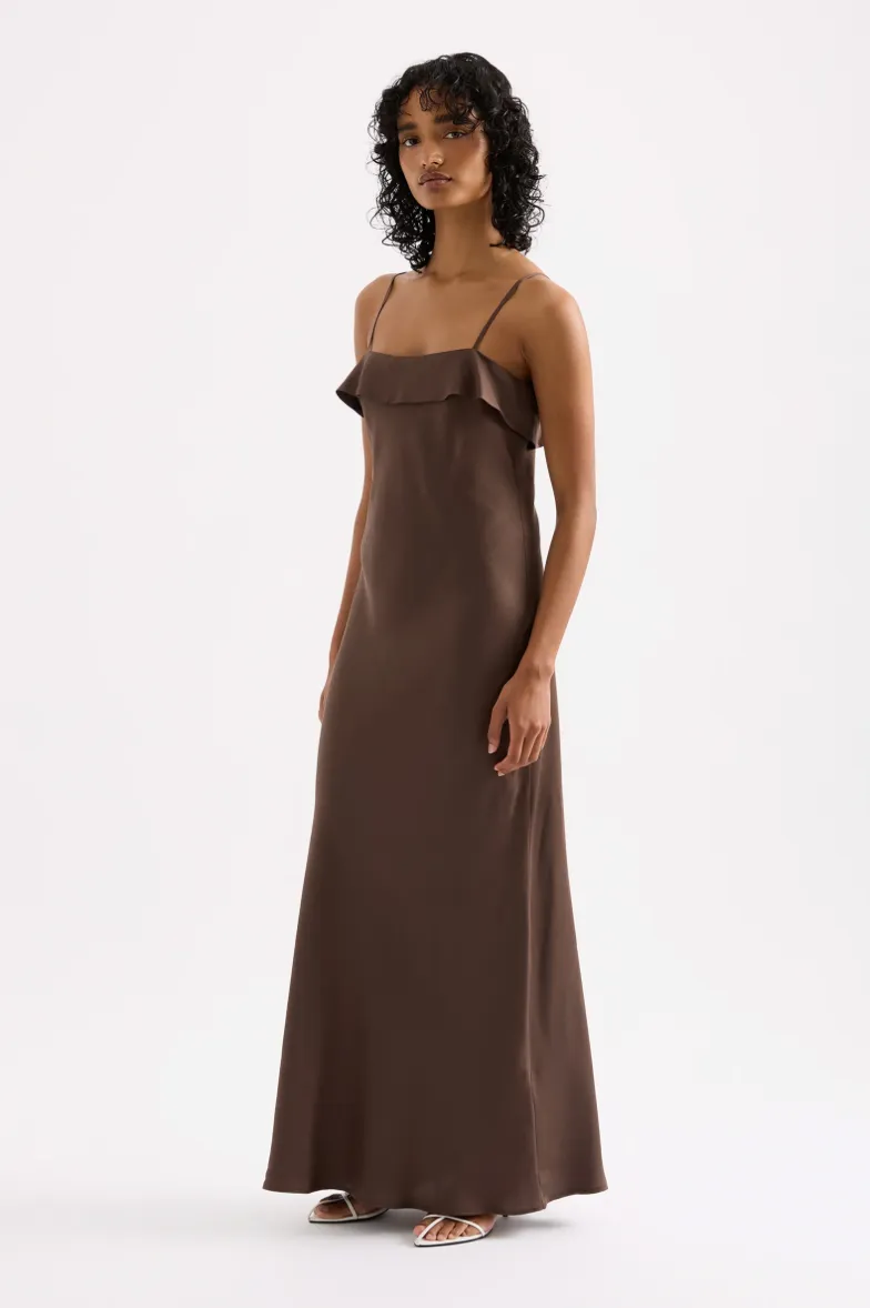 Nude Lucy - Thea Slip Maxi Dress (Clove)