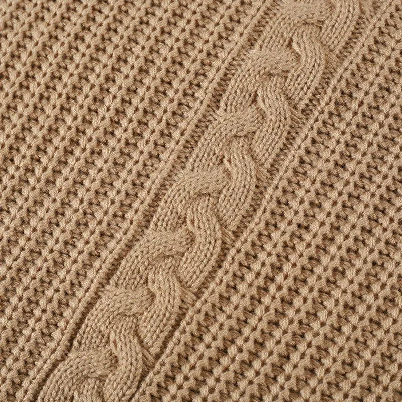 One-Shoulder Autumn/Winter Dress | Knitted Loose Jumper | Casual Pullover