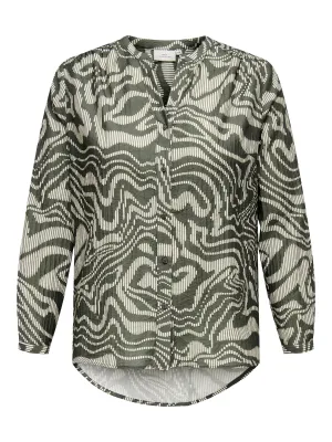 Only Carmakoma  CARITHILDA ANITA L/S SHIRT AOP