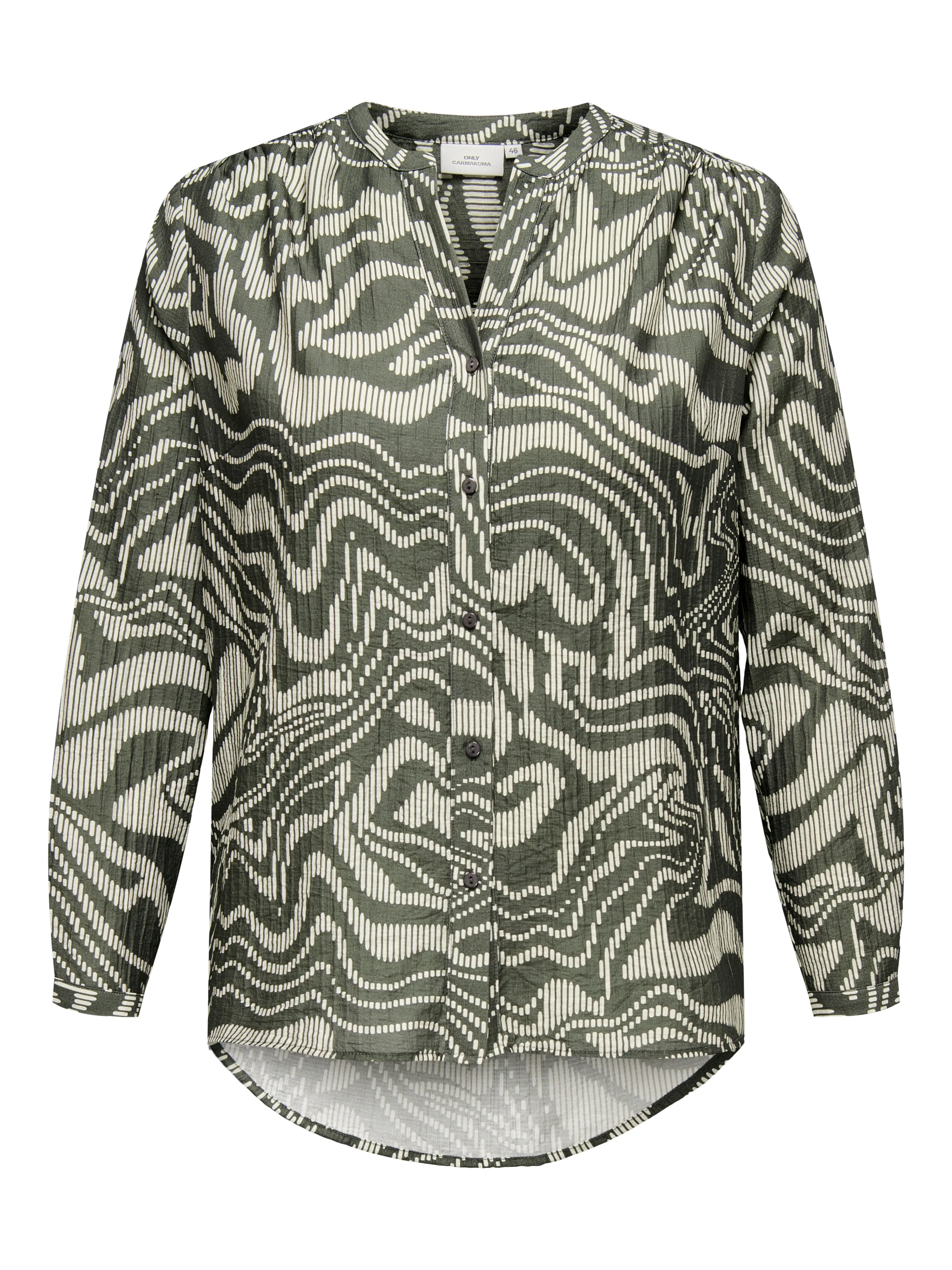 Only Carmakoma  CARITHILDA ANITA L/S SHIRT AOP