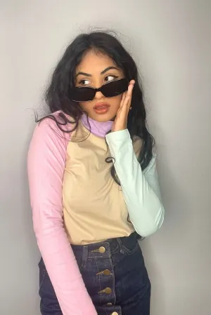 Pastel Highneck Top