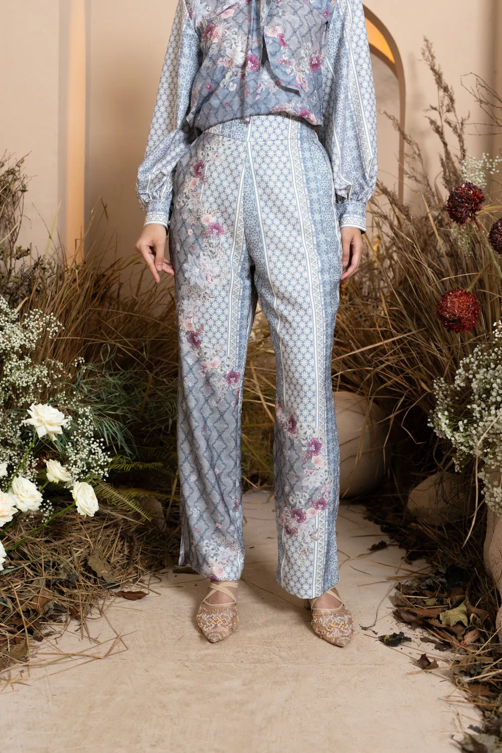 Pre Order - Mariri Pants Indigo Charcoal