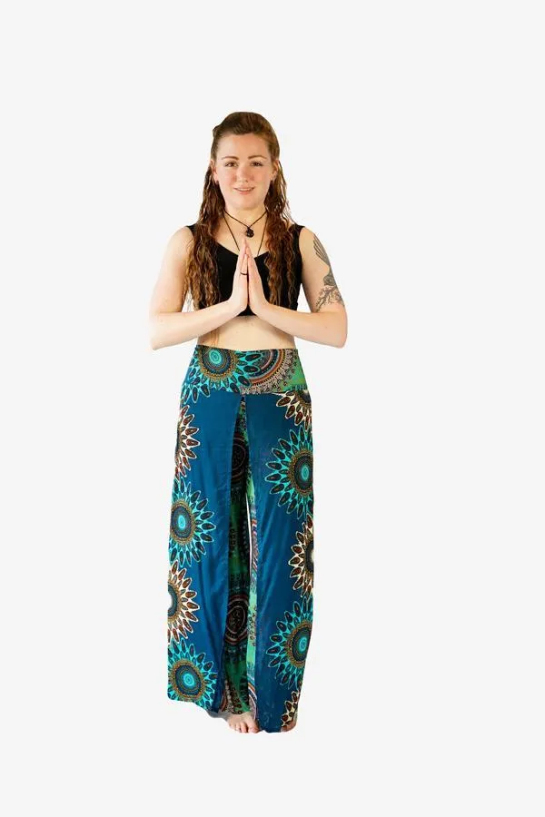 Printed Wrap Pants