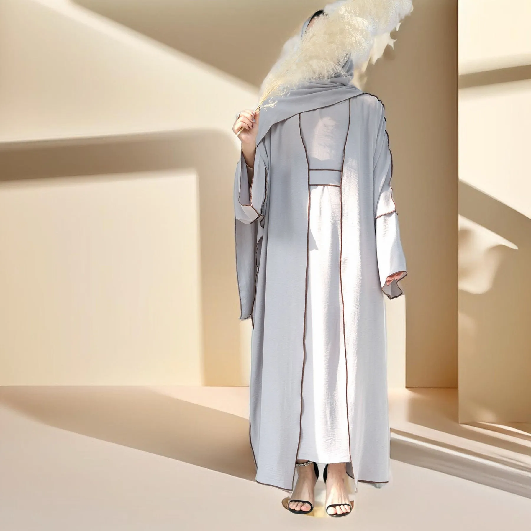 Raha four piece abaya set