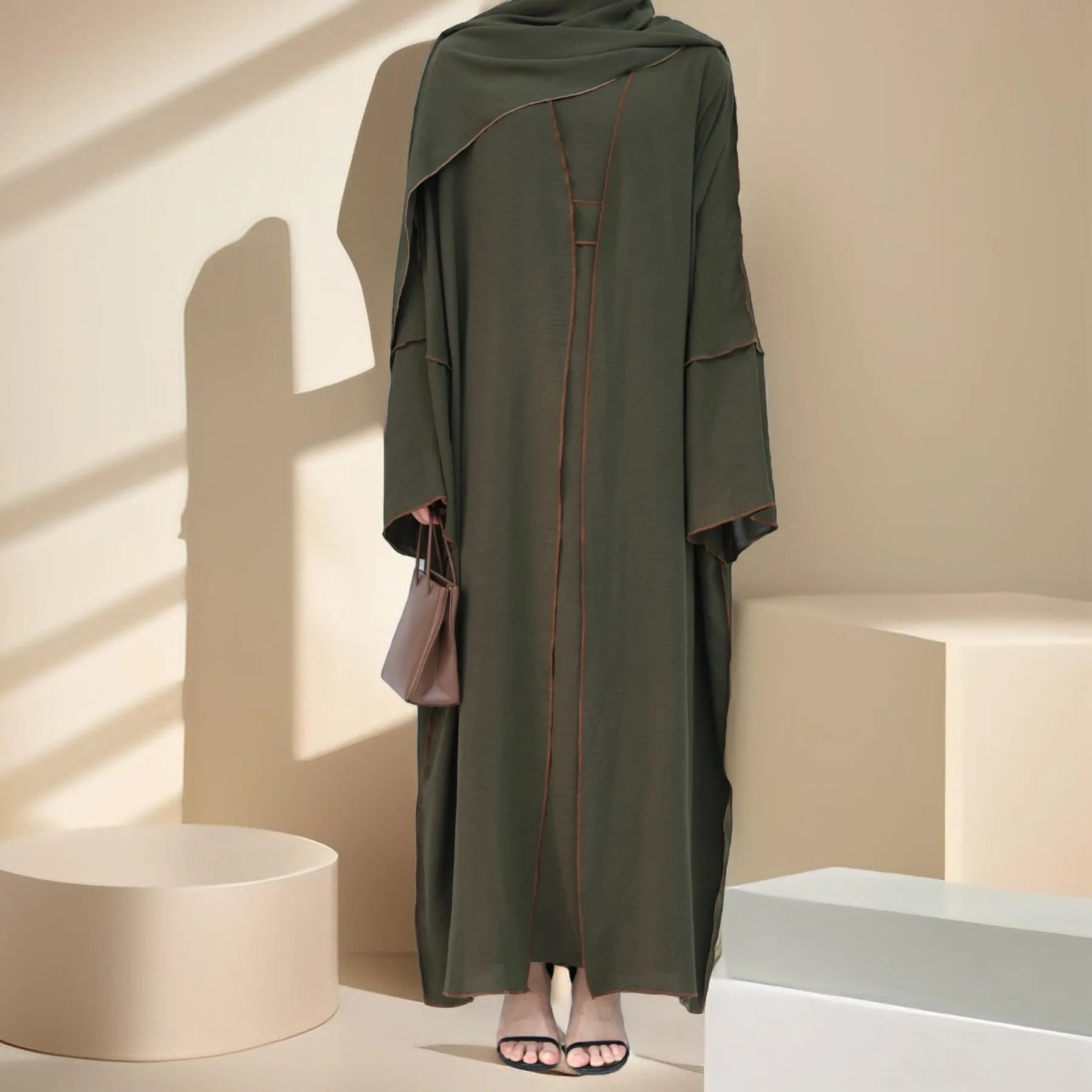 Raha four piece abaya set