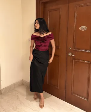 Rose Off-Shoulder Top