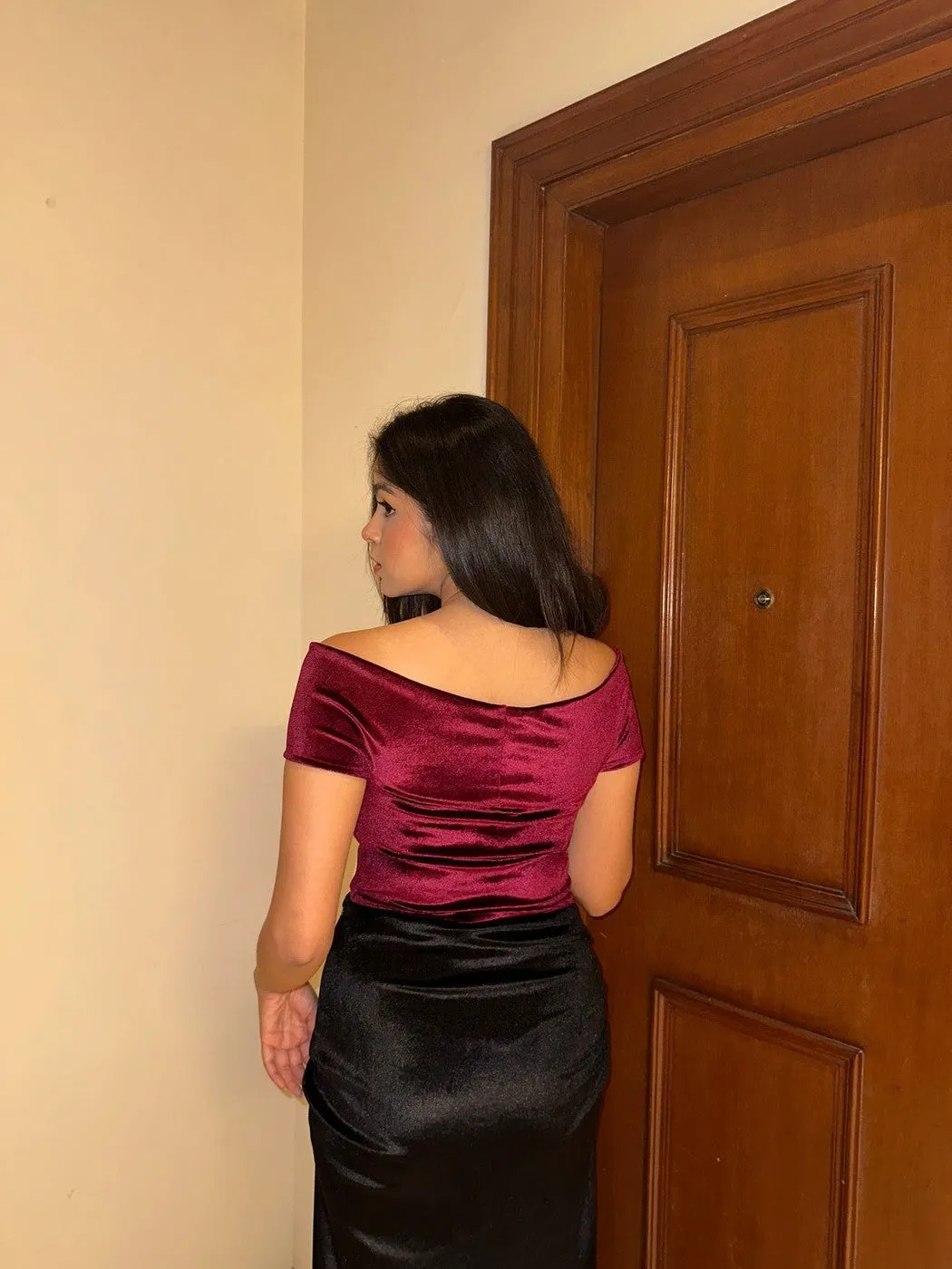 Rose Off-Shoulder Top
