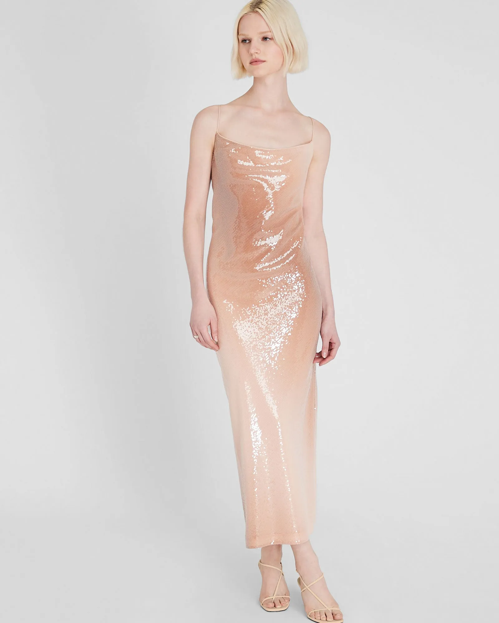 Sequin Maxi Slip Dress