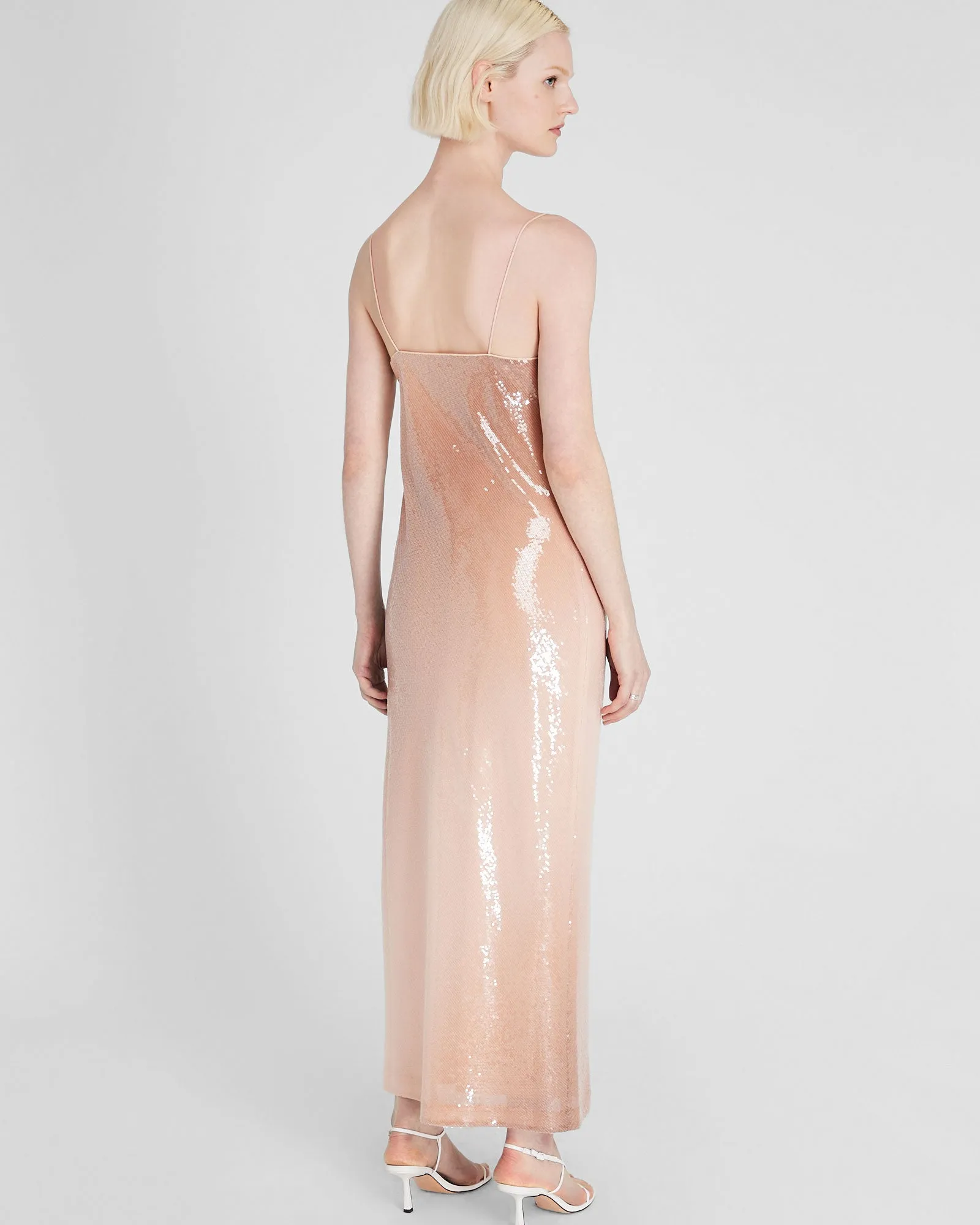 Sequin Maxi Slip Dress
