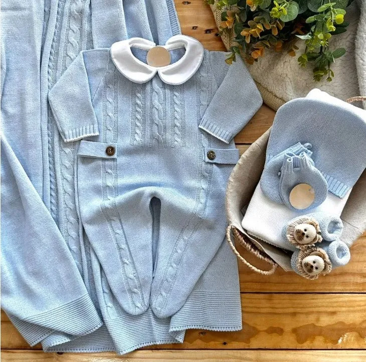 Side Belt with Blanket - Light Blue