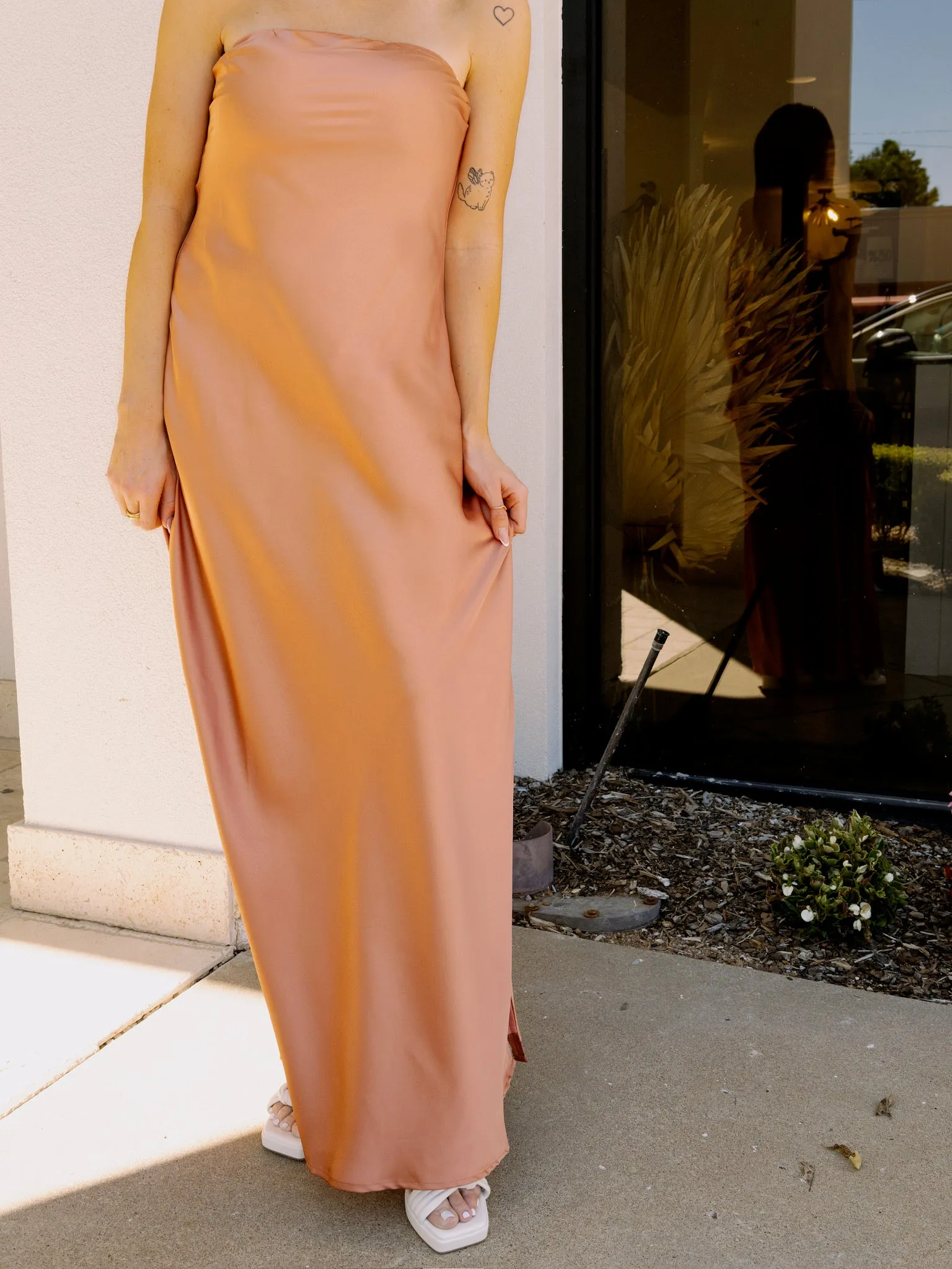 Sienna Rose Slip Maxi Dress