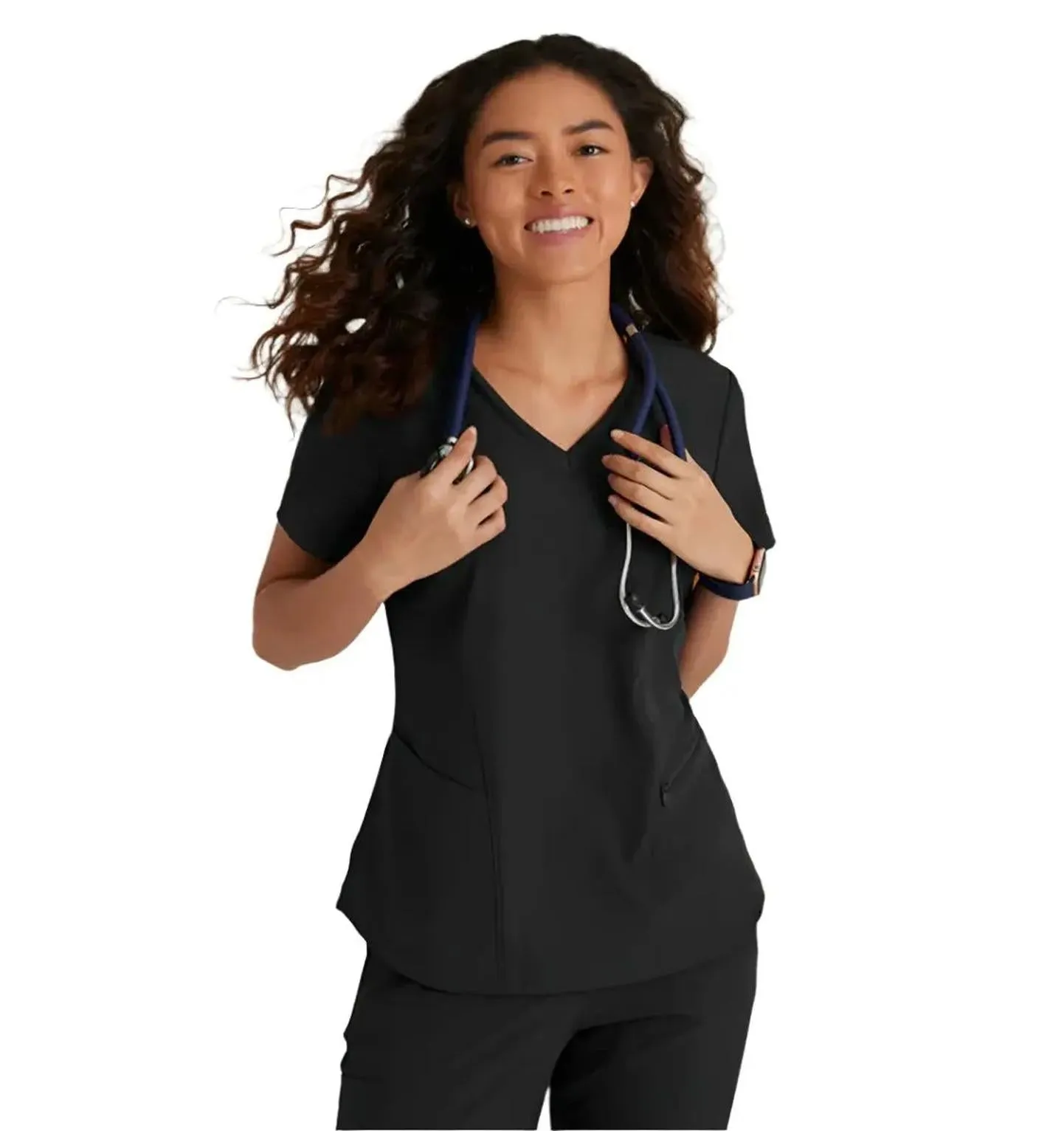 Skechers™ Vitality by Barco Electra 3-Pocket Ribbed V-Neck Scrub Top