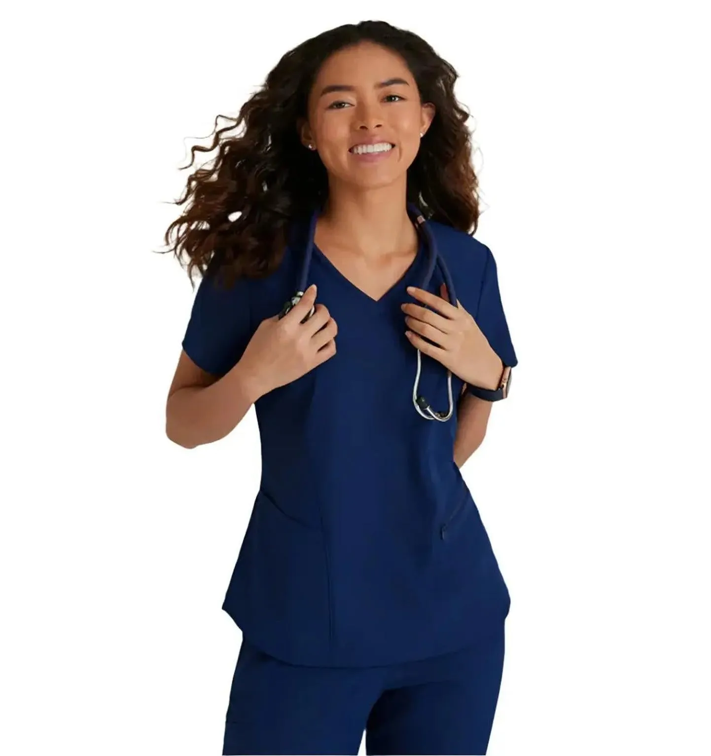 Skechers™ Vitality by Barco Electra 3-Pocket Ribbed V-Neck Scrub Top