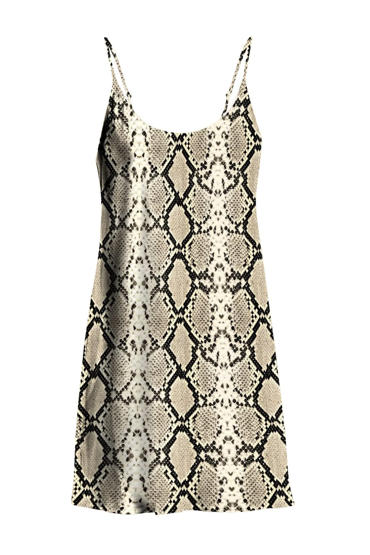 Snakeskin Mini Dress