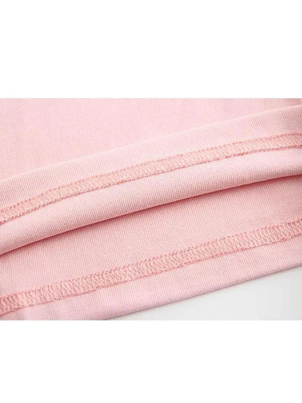 Solid Color Long Sleeves Shirt Turndown Collar Baby Girls Undershirt
