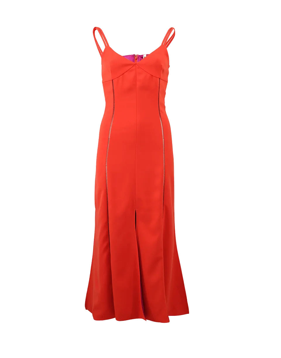 Split Bottom Slip Dress