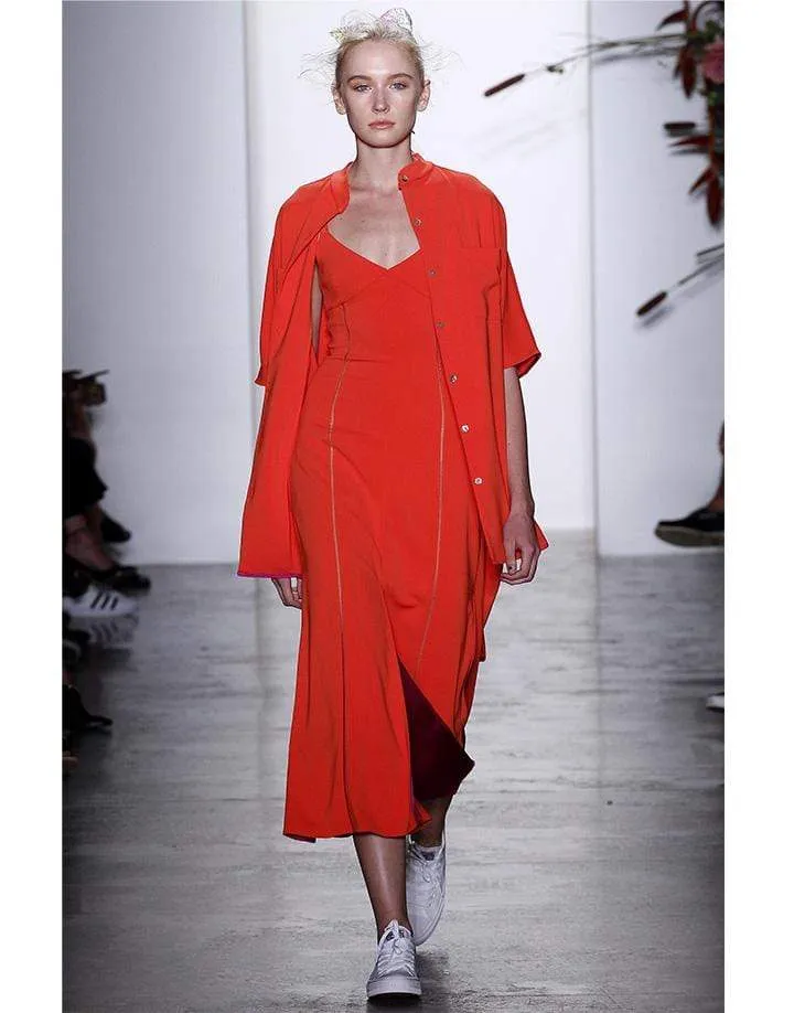 Split Bottom Slip Dress
