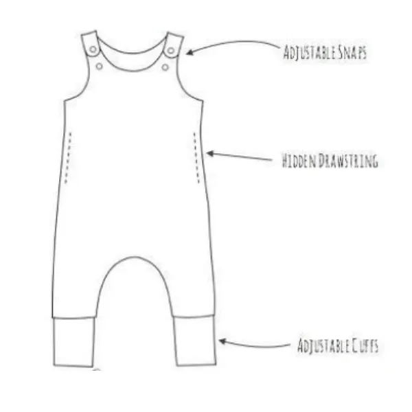 Stain-Proof & Expandable Baby Clothing Penguin Family For Boys & Girls