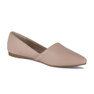 Taxi Women's Alexia-05 Flats- Nude