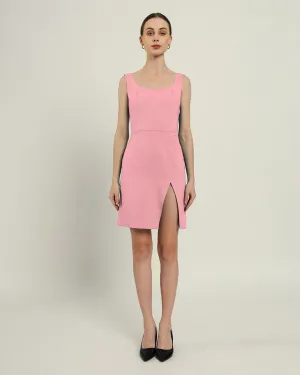 The Cannes Fondant Pink Cotton Dress