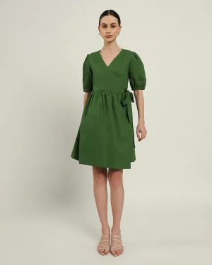 The Inzai Emerald Cotton Dress