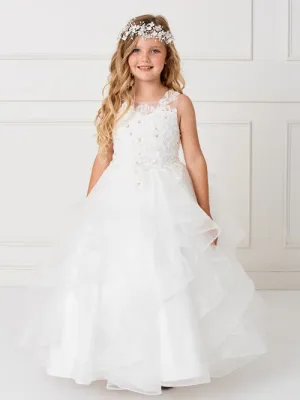 TK7018 Ivory Princess Dress (2-18 years)