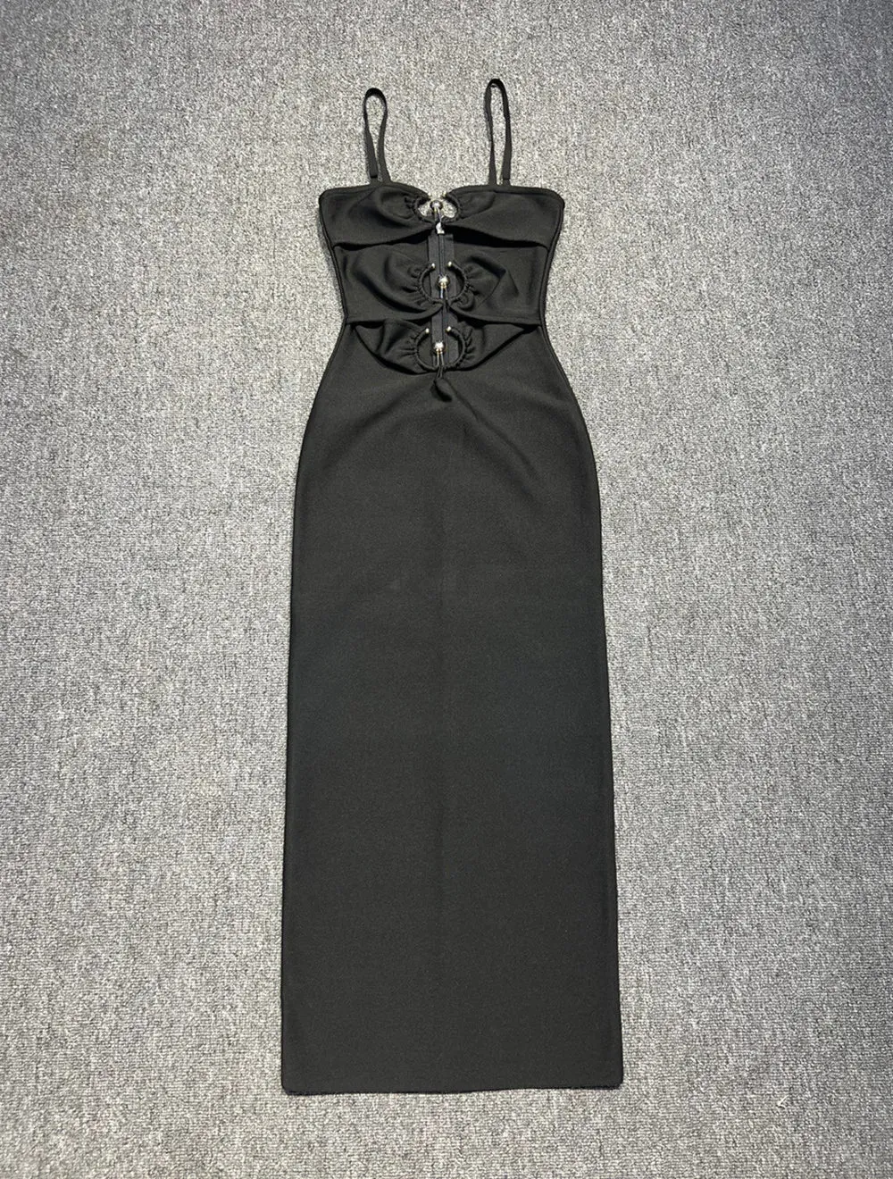Trend4us Women's Glam Cutout Midi Dress