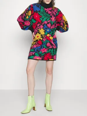 Tropical Garden Sweater Dress