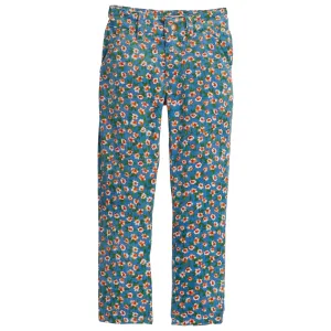 Twiggy Cords - Blue Floral Corduroy