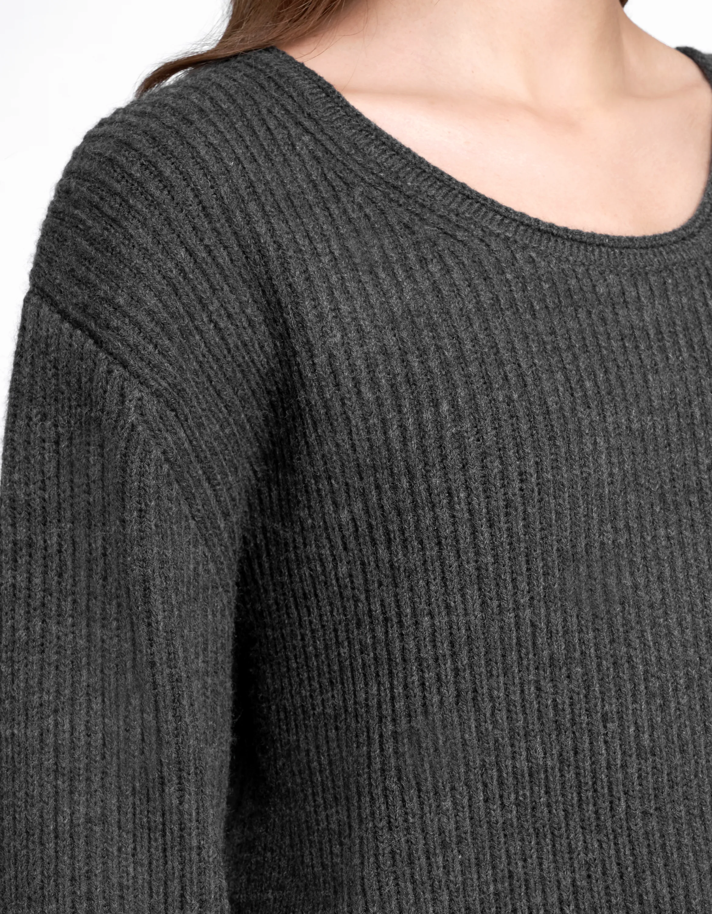 Two-piece Oversized Sweater & Pleated Dress Set