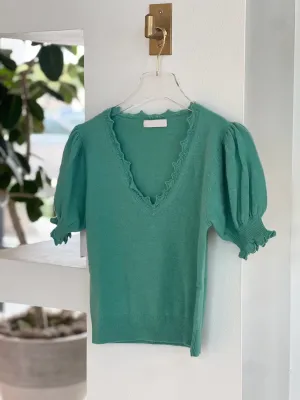 Ul0701 Ulla Johnson Seafoam Sweater