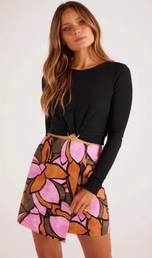 Unity Ring Detail Top Black