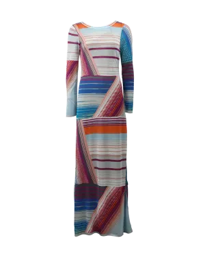 V-Back Maxi Dress
